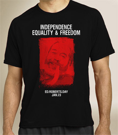 Photo of Ed Roberts Day T-Shirt.