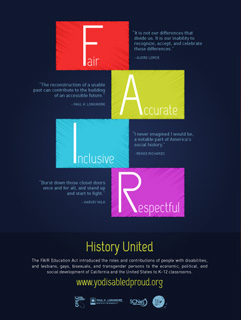 Photo of FAIR Education Act Poster thumbnail.