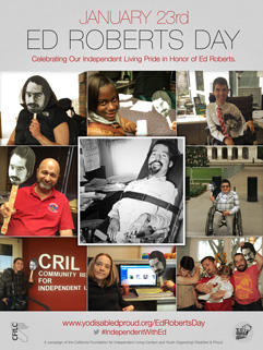 Photo of Ed Roberts Day Poster.